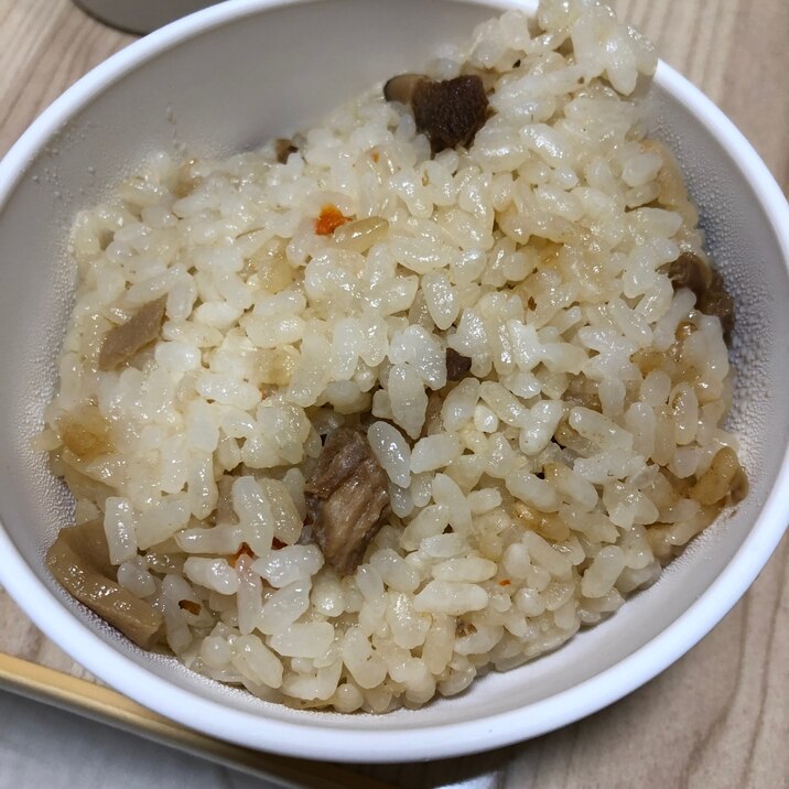 とりささみの炊き込みご飯